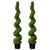 (2 Pack) 5 Ft Spiral Boxwood Topiary