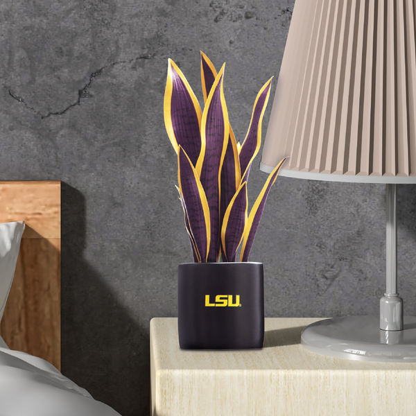 LSU Snake Plant, LSU Faux Snake Plant, LSU Gifts for Men, LSU